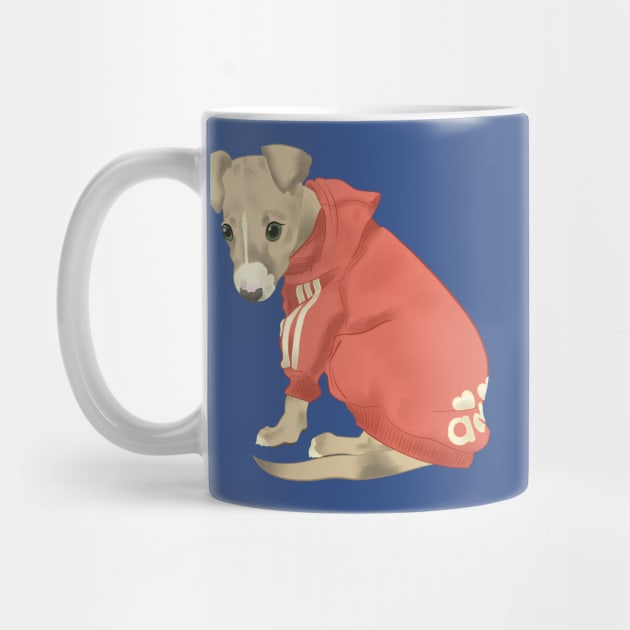 Italian Greyhound by Blacklightco